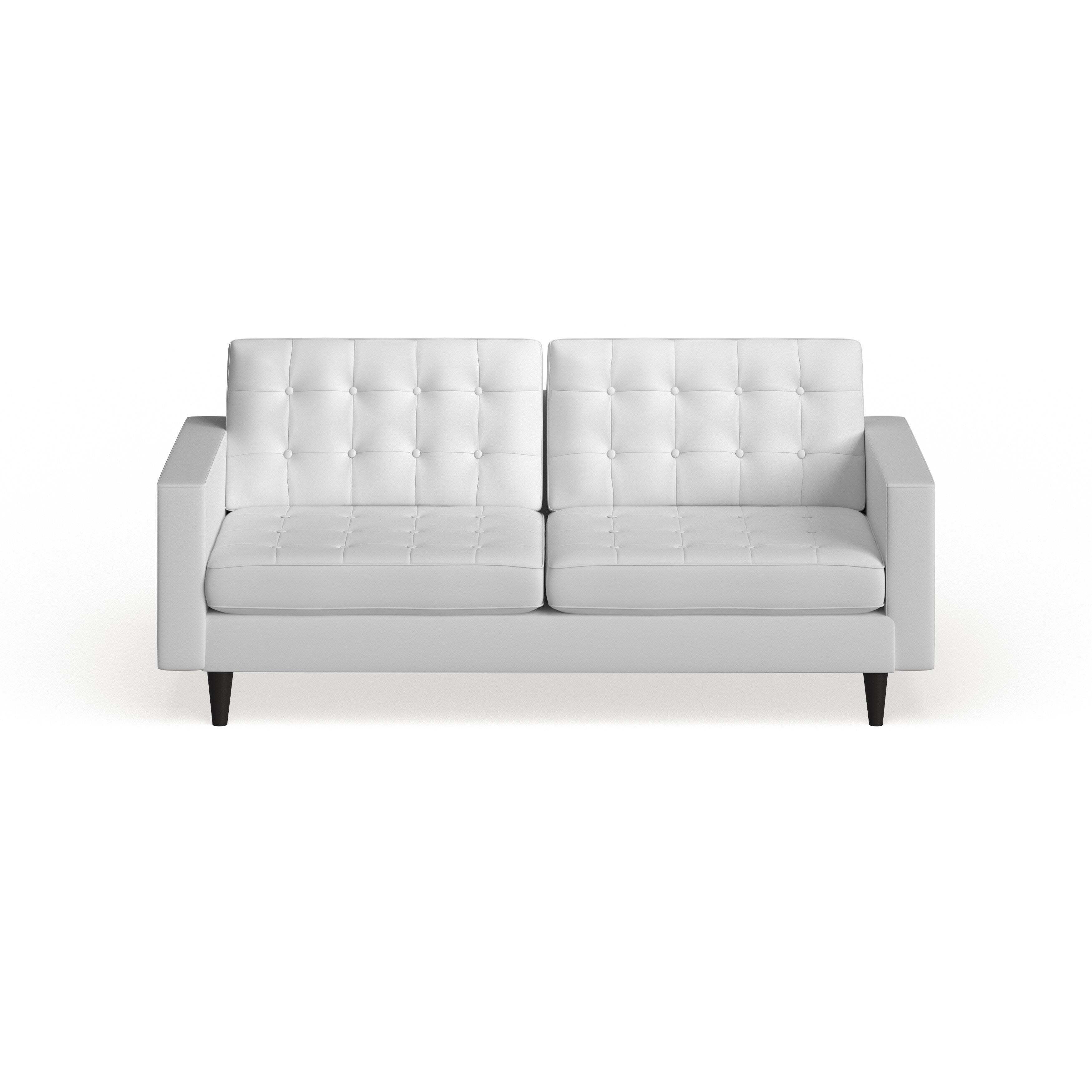 Canapé en cuir reconstitué capitonné Eggedal de Carson Carrington