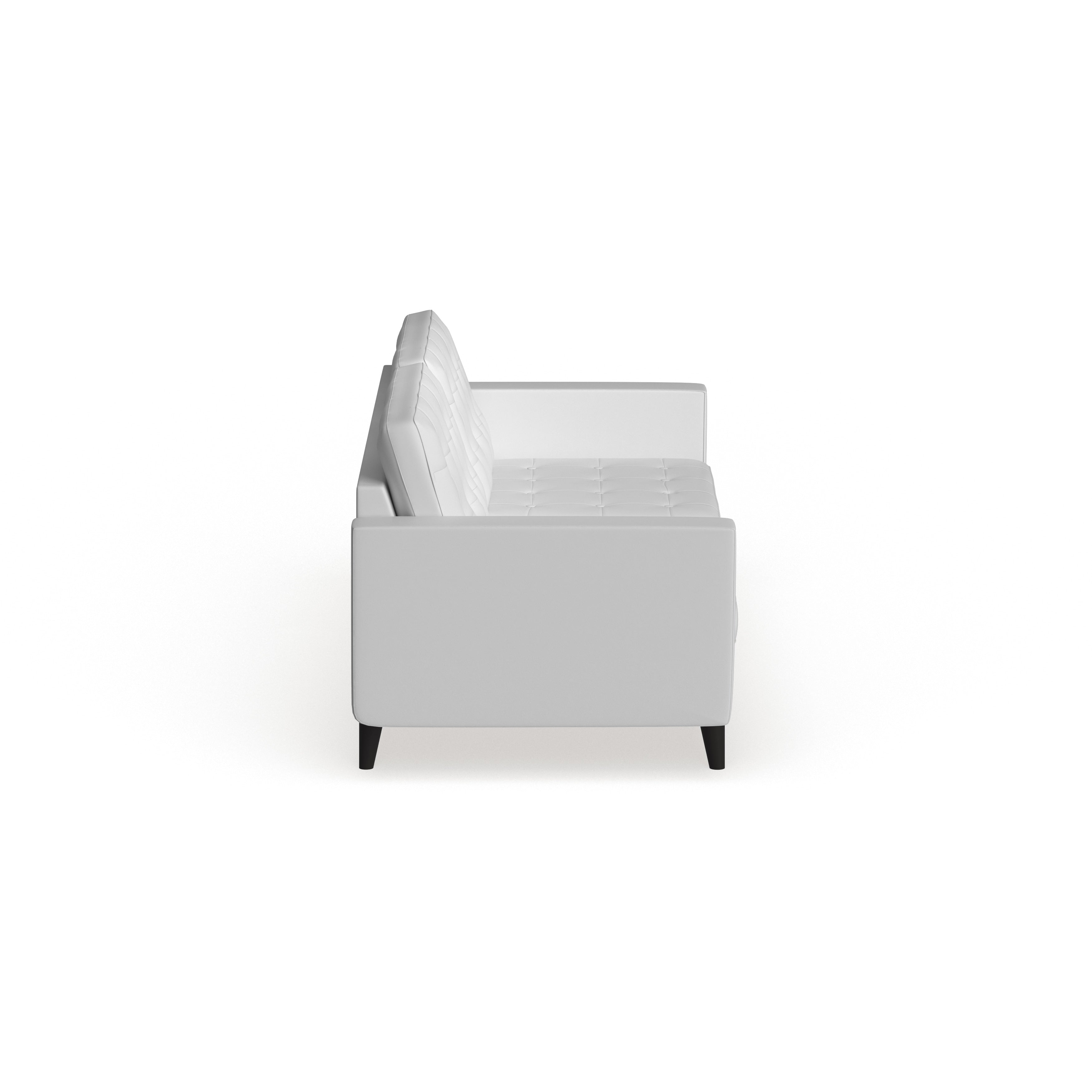 Canapé en cuir reconstitué capitonné Eggedal de Carson Carrington