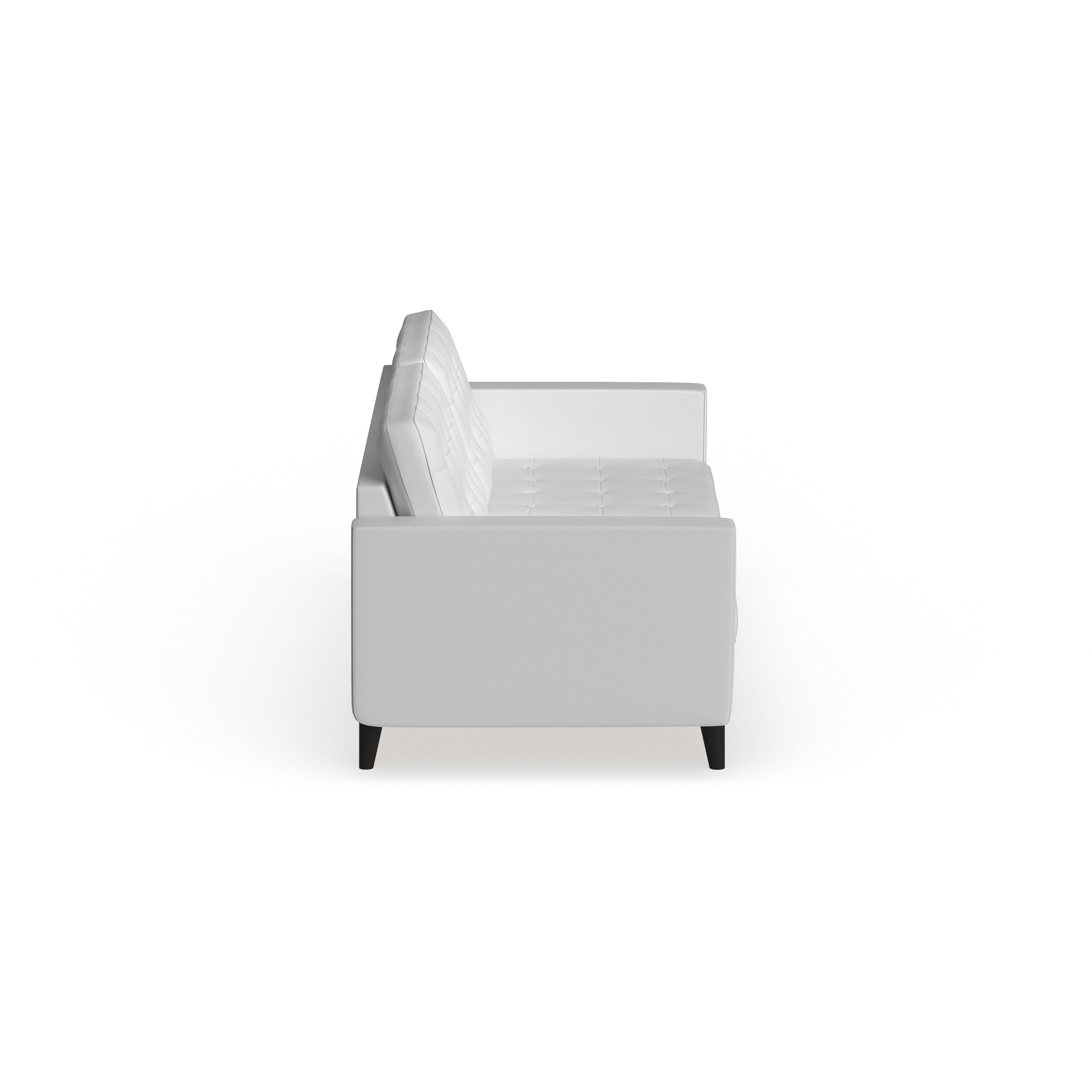 Canapé en cuir reconstitué capitonné Eggedal de Carson Carrington