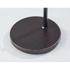 Lampadaire à arc en bronze antique Carson Carrington Ylserod