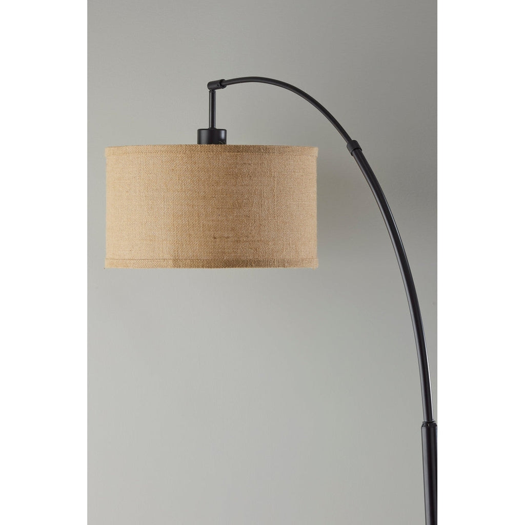 Lampadaire à arc en bronze antique Carson Carrington Ylserod