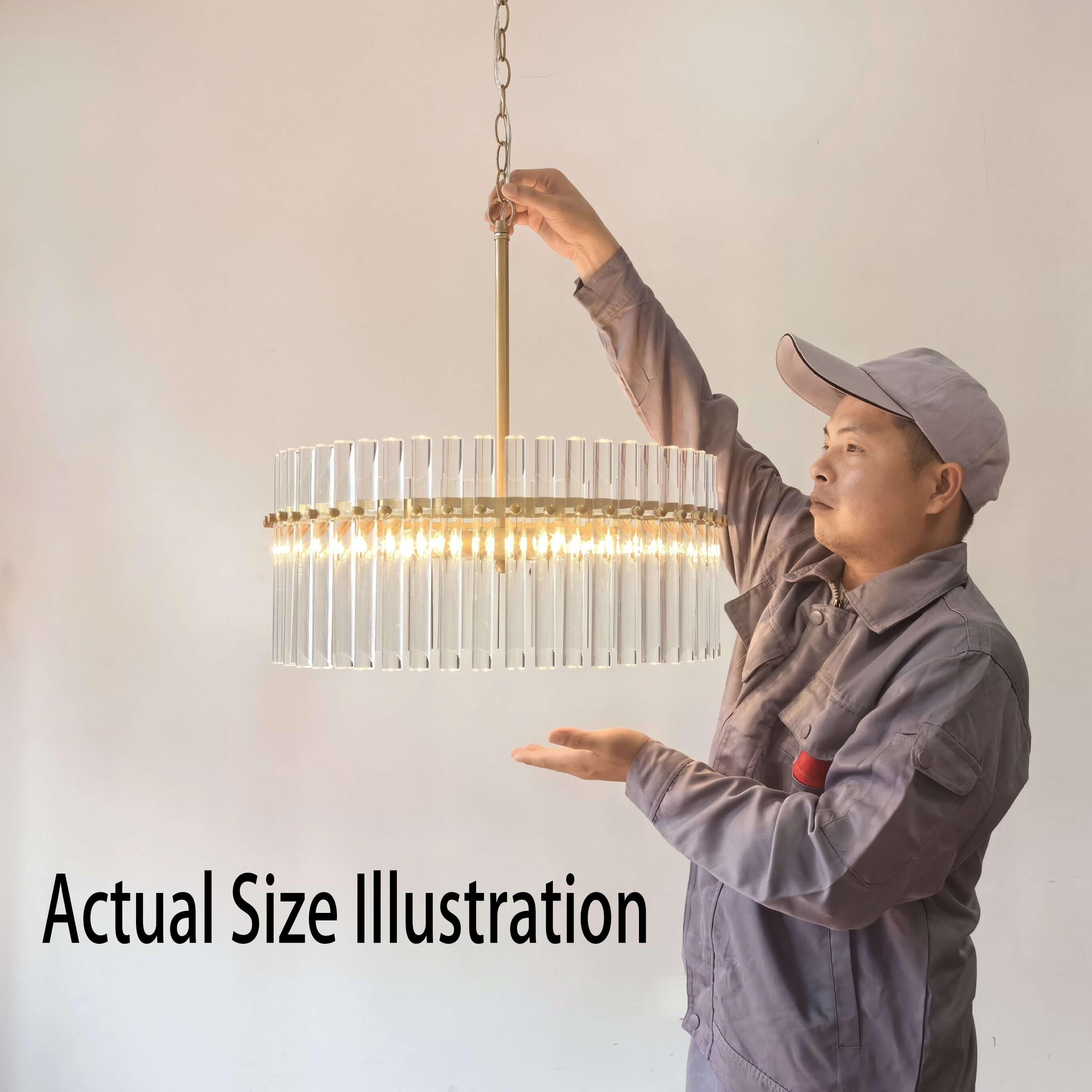 Lustre en cristal Casandra à 5 lumières