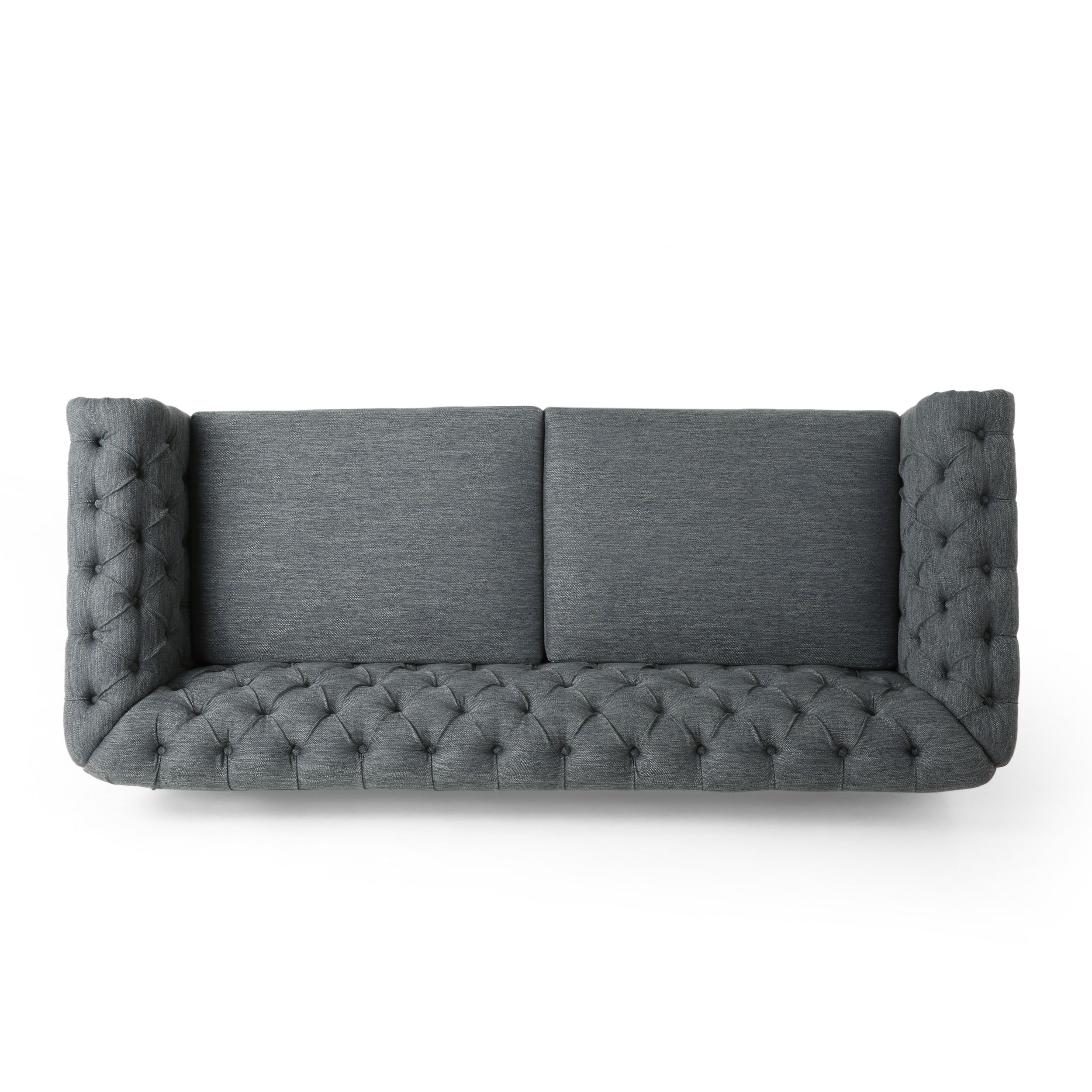 Canapé Chesterfield Castalia avec garniture cloutée par Christopher Knight Home - 78,75 L x 33,50 l x 28,00 H