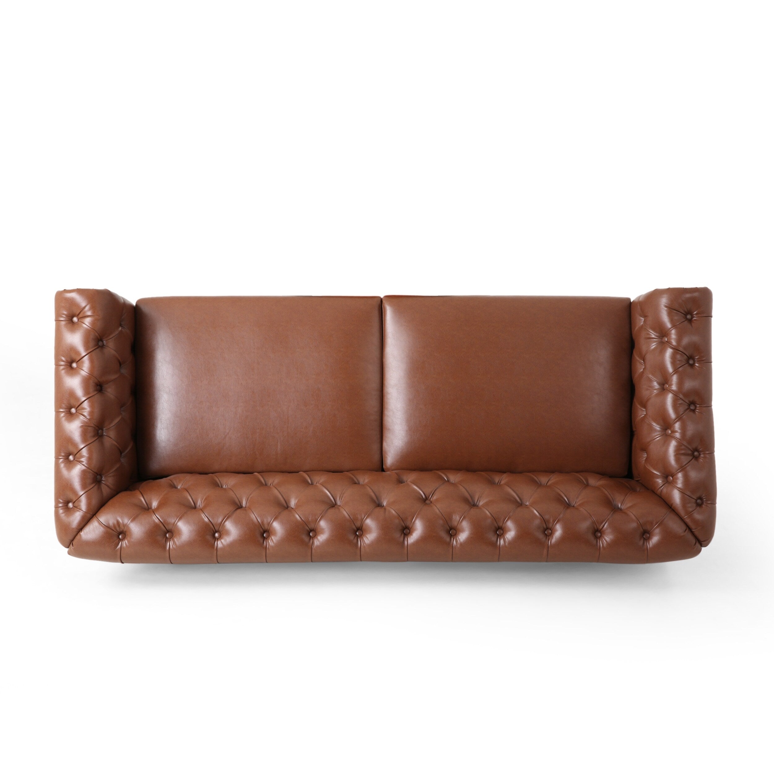 Canapé Chesterfield Castalia avec garniture cloutée par Christopher Knight Home - 78,75 L x 33,50 l x 28,00 H