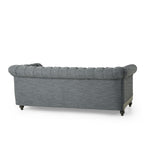 Canapé Chesterfield Castalia avec garniture cloutée par Christopher Knight Home - 78,75 L x 33,50 l x 28,00 H