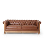 Canapé Chesterfield Castalia avec garniture cloutée par Christopher Knight Home - 78,75 L x 33,50 l x 28,00 H