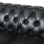 Canapé Chesterfield Castalia avec garniture cloutée par Christopher Knight Home - 78,75 L x 33,50 l x 28,00 H