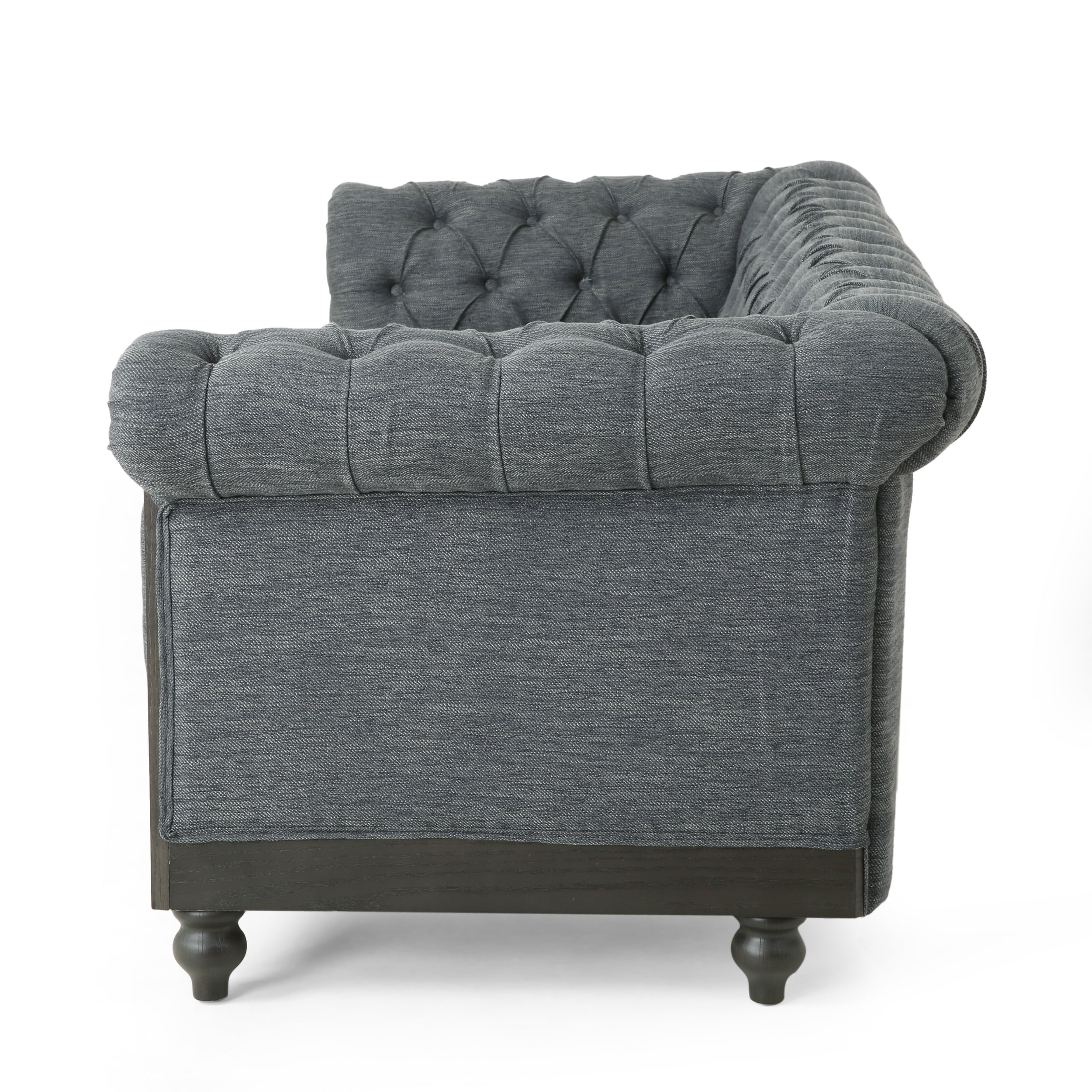 Canapé Chesterfield Castalia avec garniture cloutée par Christopher Knight Home - 78,75 L x 33,50 l x 28,00 H