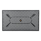 Ensemble de salle à manger d'extérieur en aluminium Cayman 7 pièces par Christopher Knight Home