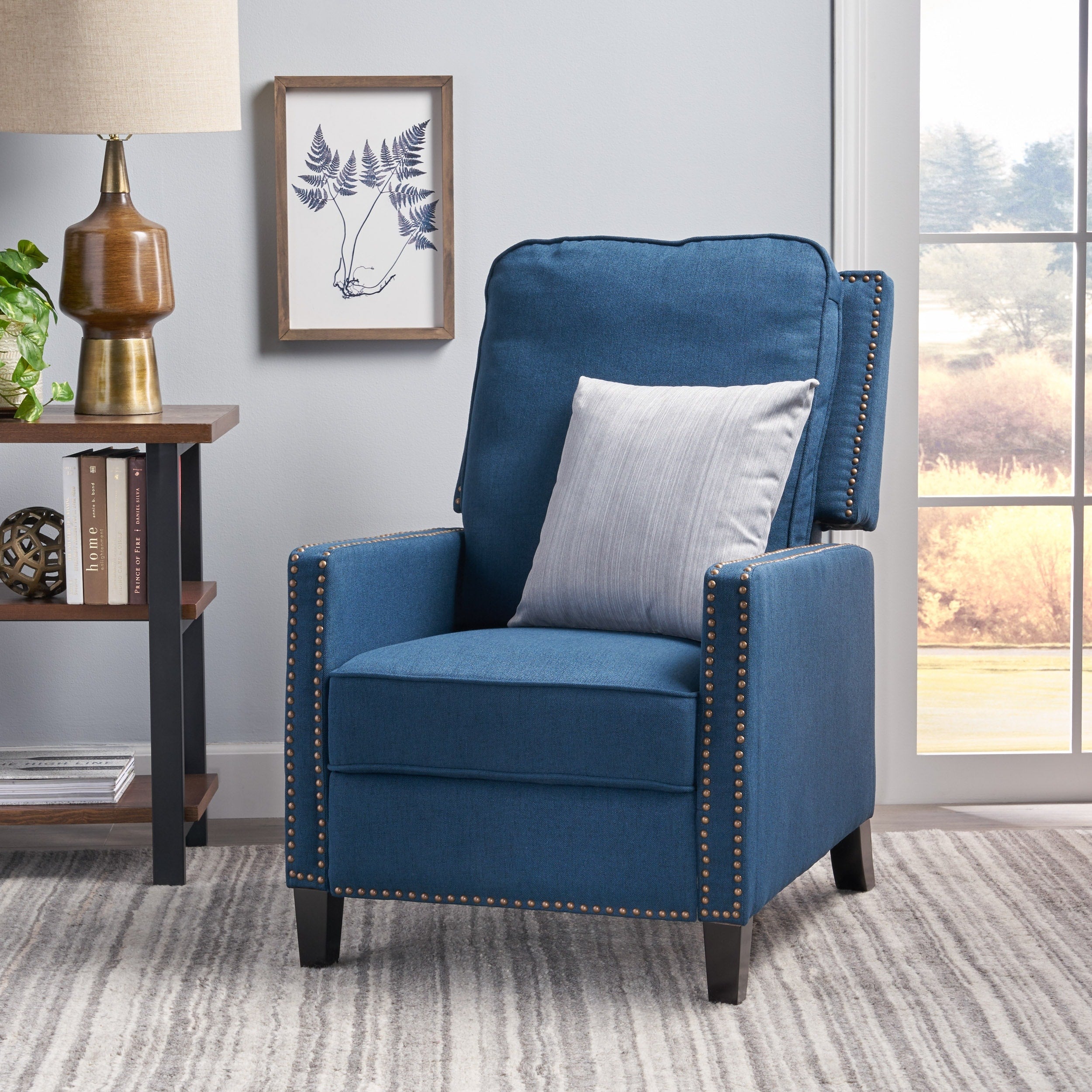 Fauteuil inclinable traditionnel en tissu Cecelia par Christopher Knight Home