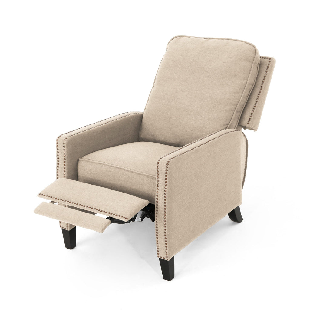 Fauteuil inclinable traditionnel en tissu Cecelia par Christopher Knight Home