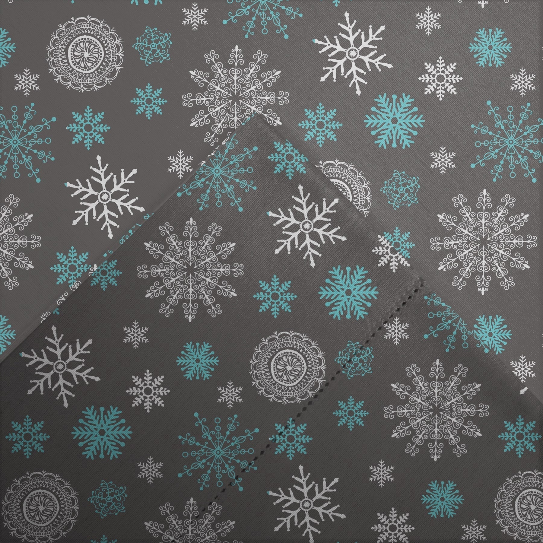 Parure de lit Celeste Home en coton épais 190 g/m², flanelle et velours