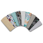 Parure de lit Celeste Home en coton épais 190 g/m², flanelle et velours