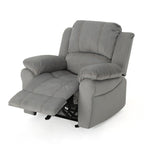 Fauteuil inclinable coulissant en microfibre Celestina Bubba par Christopher Knight Home