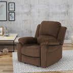 Fauteuil inclinable coulissant en microfibre Celestina Bubba par Christopher Knight Home