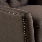 Fauteuil inclinable en tissu capitonné Cerelia par Christopher Knight Home