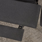 Fauteuil inclinable en tissu capitonné Cerelia par Christopher Knight Home