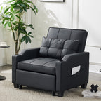 Fauteuil-lit, canapé-lit 3 en 1, fauteuil inclinable réglable, fauteuil, canapé, lit, linge de maison