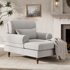 Chaise longue d'intérieur moderne et confortable avec dossier réglable