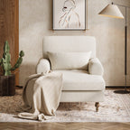 Chaise longue d'intérieur moderne et confortable avec dossier réglable