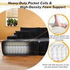 Chaise longue, canapés pour salon, canapé-lit rembourré surdimensionné pour l'intérieur, canapé-lit Cloud pour l'intérieur, siège profond