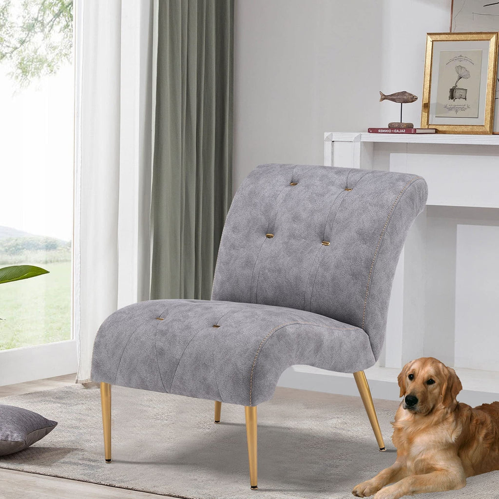 Chaise longue rembourrée pour chambre à coucher, salon