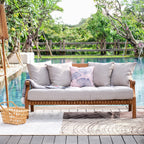 Ensemble de conversation Cambridge Casual Chara 5 pièces en teck pour patio