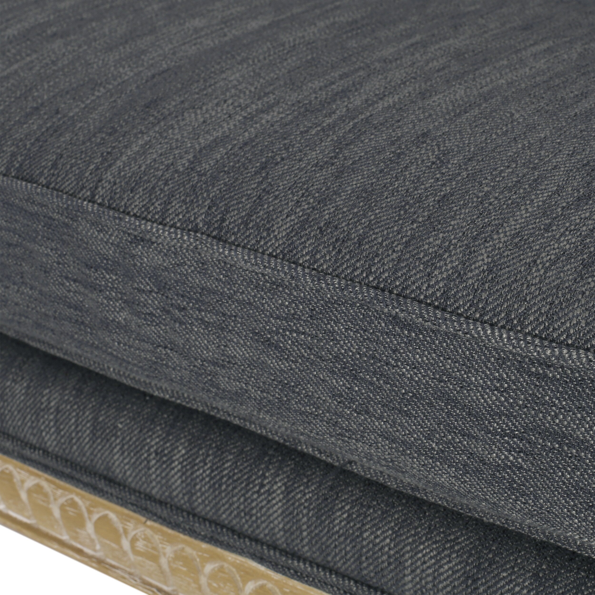 Canapé causeuse en bois anthracite 49,75 $ avec cadre en bois Rubbey et pieds en bois pour le salon