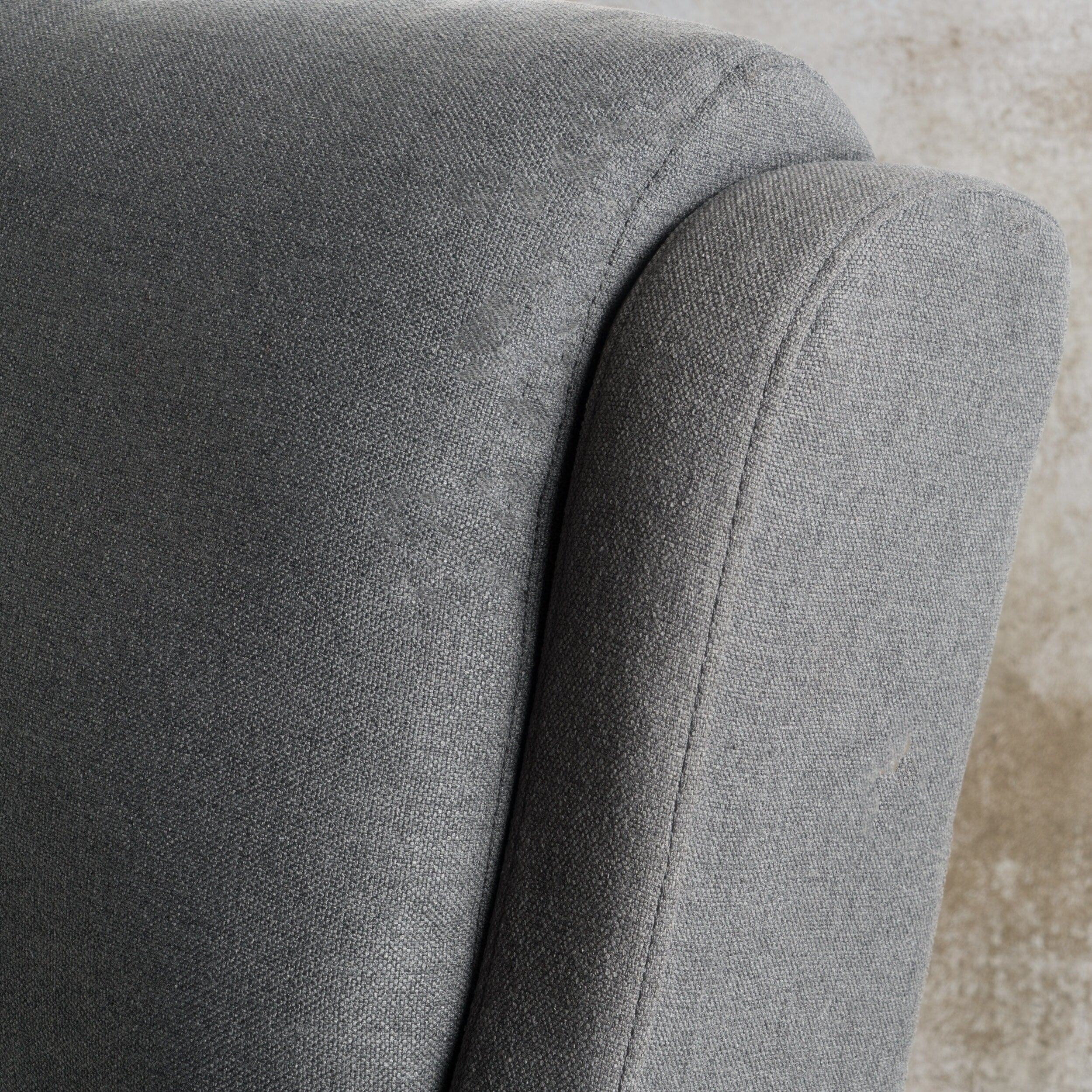 Fauteuil inclinable à dossier relevable en tissu anthracite (entretien facile)