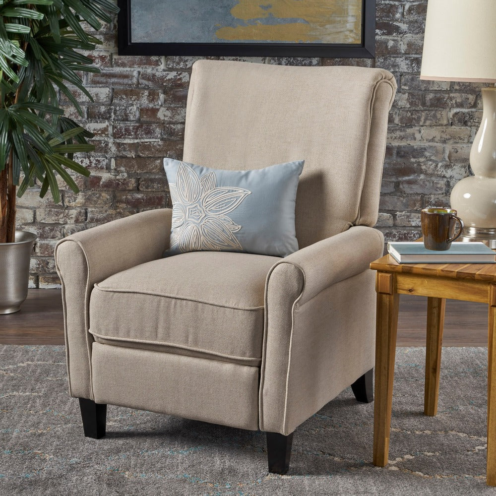 Fauteuil inclinable traditionnel en tissu Charell par Christopher Knight Home