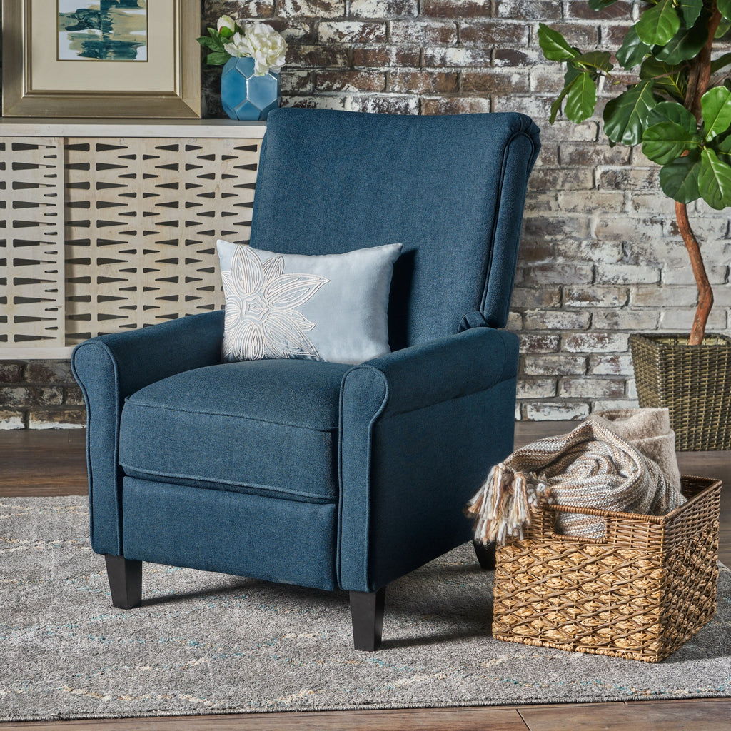 Fauteuil inclinable traditionnel en tissu Charell par Christopher Knight Home