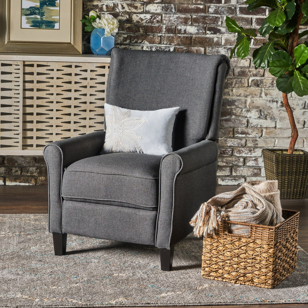 Fauteuil inclinable traditionnel en tissu Charell par Christopher Knight Home