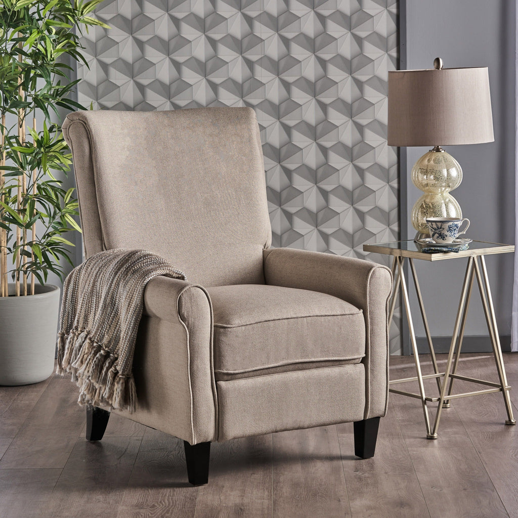 Fauteuil inclinable traditionnel en tissu Charell par Christopher Knight Home
