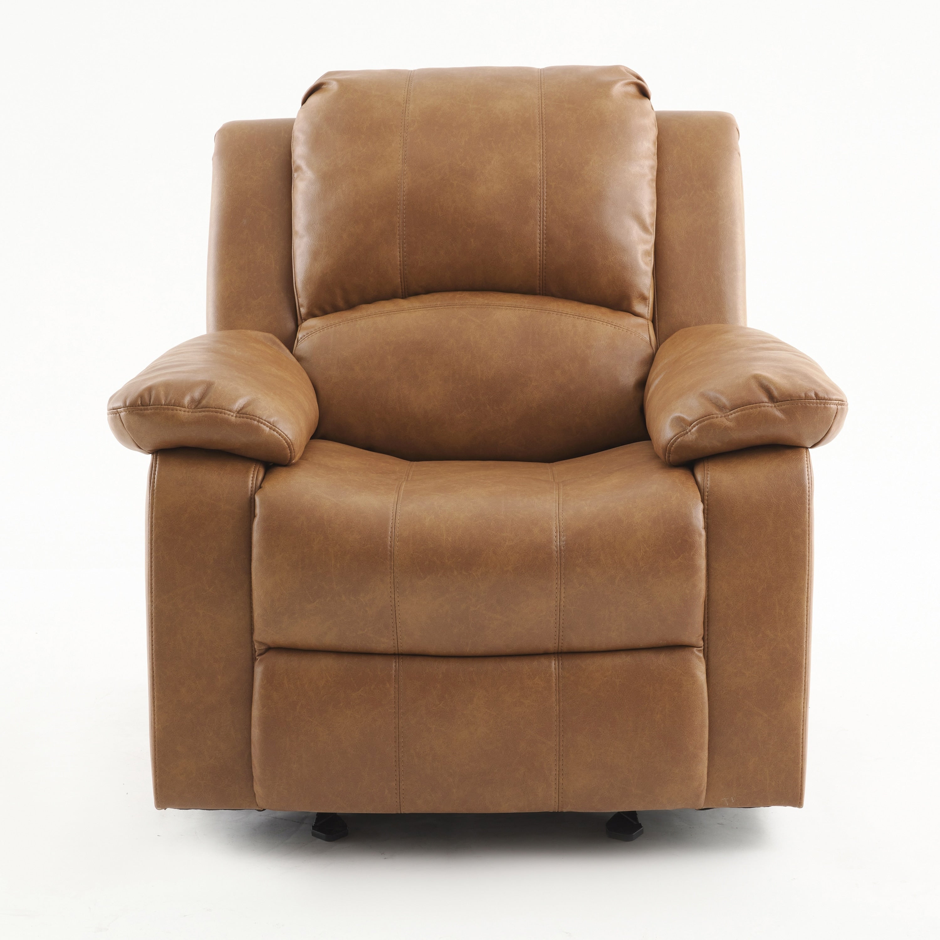 Fauteuil inclinable à bascule Charleston en cuir et gel par Greyson Living