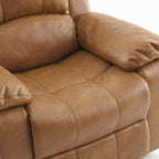 Fauteuil inclinable à bascule Charleston en cuir et gel par Greyson Living