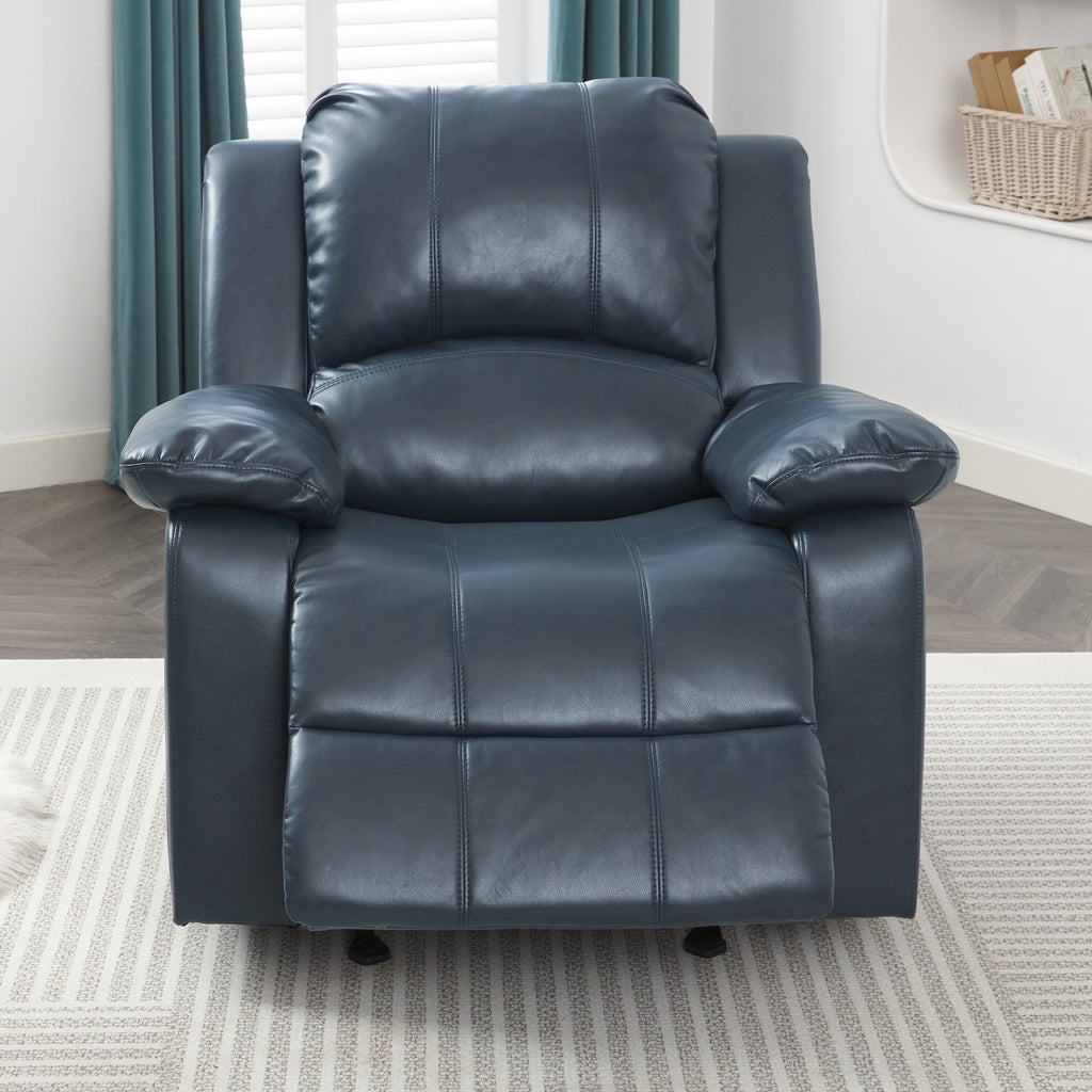 Fauteuil inclinable à bascule Charleston en cuir et gel par Greyson Living