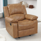 Fauteuil inclinable à bascule Charleston en cuir et gel par Greyson Living