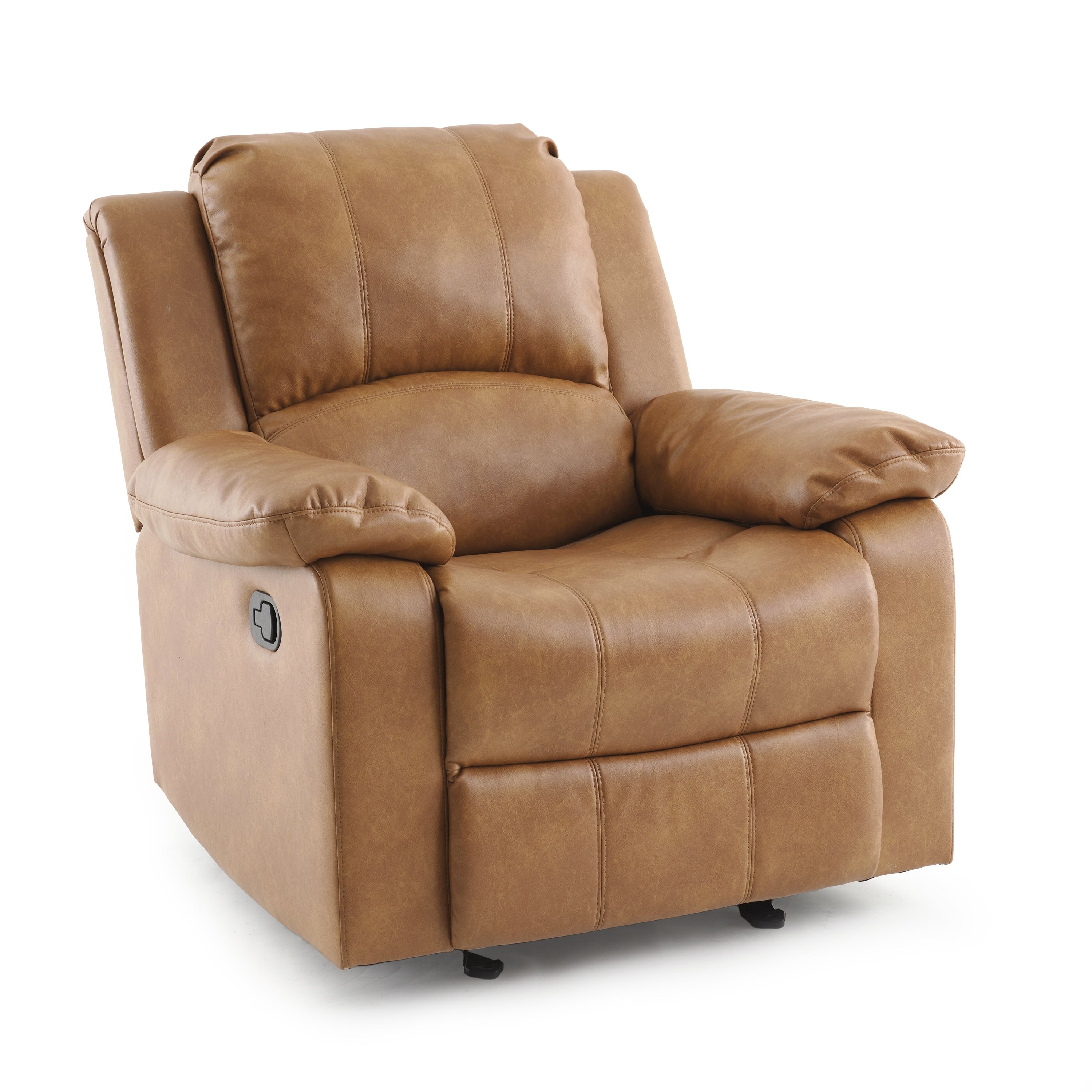 Fauteuil inclinable à bascule Charleston en cuir et gel par Greyson Living