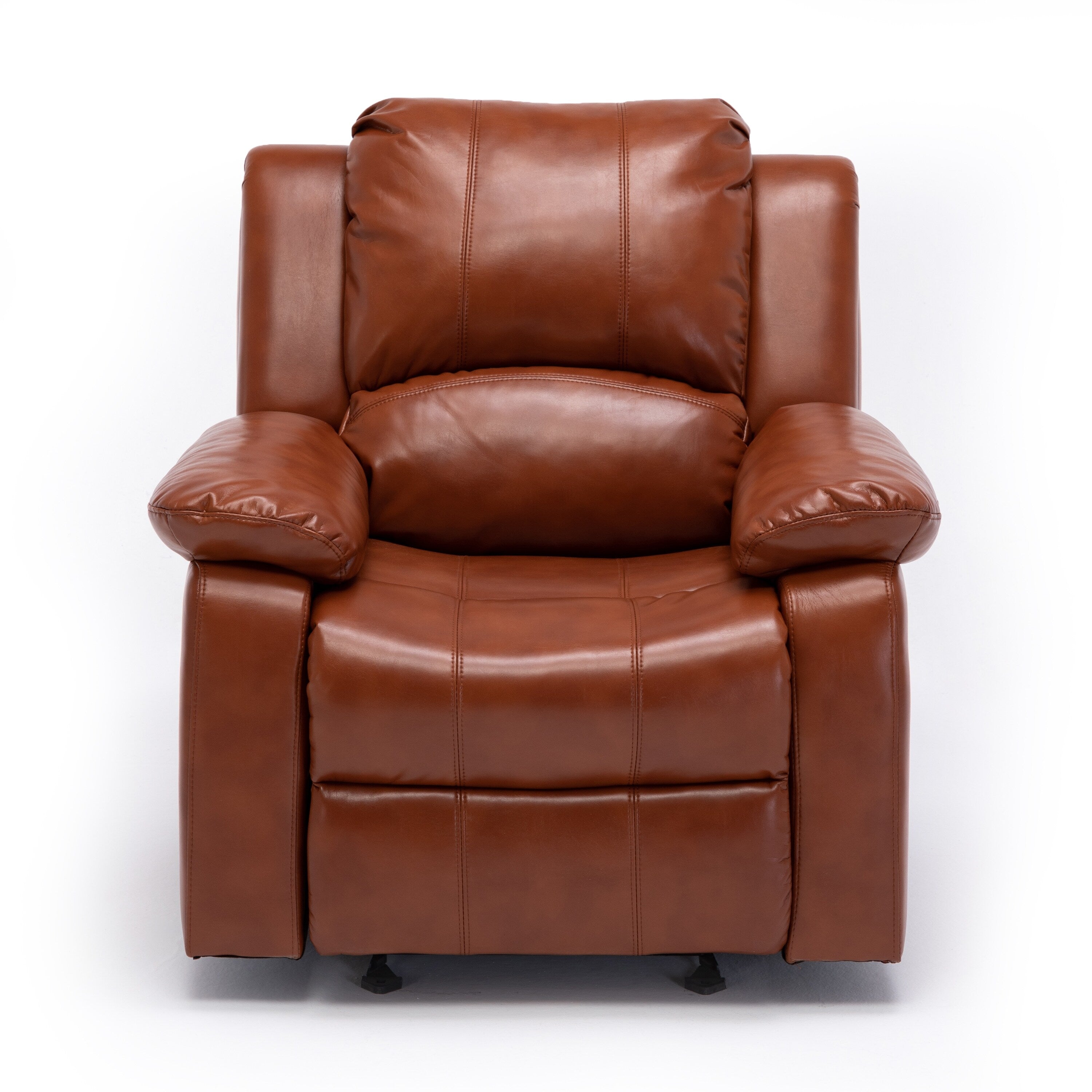 Fauteuil inclinable à bascule Charleston en cuir et gel par Greyson Living