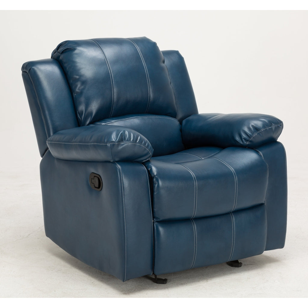 Fauteuil inclinable à bascule Charleston en cuir et gel par Greyson Living