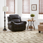 Fauteuil club inclinable Charlie en cuir PU par Christopher Knight Home