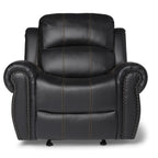 Fauteuil club inclinable Charlie en cuir PU par Christopher Knight Home