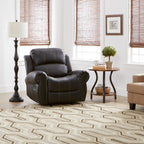 Fauteuil club inclinable Charlie en cuir PU par Christopher Knight Home