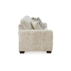 Canapé Charlie, polyester blanc parchemin naturel, 2 coussins, 228 cm