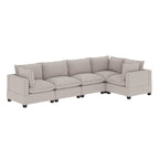 Canapé modulaire rembourré Chelsea Modern Cloud avec assise profonde et coussins moelleux