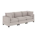 Canapé modulaire rembourré Chelsea Modern Cloud avec assise profonde et coussins moelleux