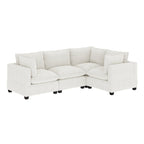 Canapé modulaire rembourré Chelsea Modern Cloud avec assise profonde et coussins moelleux