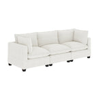 Canapé modulaire rembourré Chelsea Modern Cloud avec assise profonde et coussins moelleux