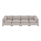 Canapé modulaire rembourré Chelsea Modern Cloud avec assise profonde et coussins moelleux