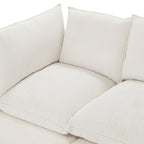 Canapé modulaire rembourré Chelsea Modern Cloud avec assise profonde et coussins moelleux